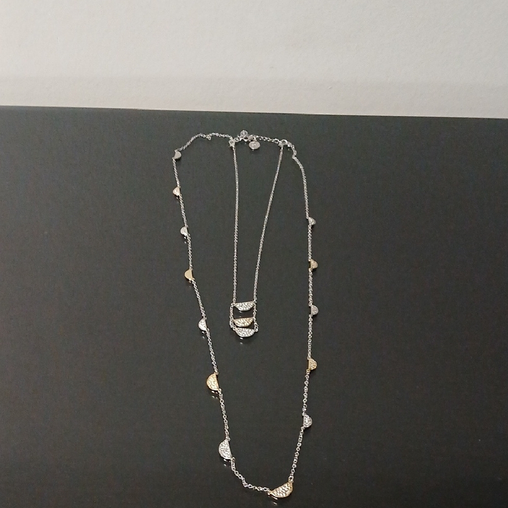 Elegant Gold and Silver Necklace